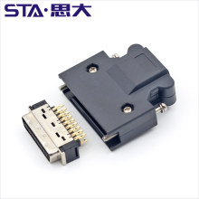 36Pin 0.050inch 1.27mm MDR Wire mount Male Plug Connector scsi for Servo motor 3M 10336 CN 36Pin 1.27mm MDR mount Plug cable